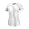 EALER BJW80 Womens Button Down Baseball Jersey, Blank Softball Team Uniform, Hip Hop Hipster Plain Tshirts Short Sleeve Active Tee Shirts view 1