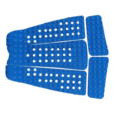5pcs Surfboard Traction Pad Deck Grip for Stand Up Paddleboard Surfing Skimboard Tail Pad Outdoor Water Sports (Color : Blue)