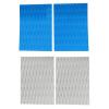 2 Pieces EVA Surfboard Traction Pads Surf Deck Grip Anti Slip Traction Pads for Kiteboard Bodyboard Longboard (Color : Grey) view 2