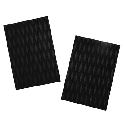 2 Pieces Anti-Slip Traction Pad Surfboard Tail Pad Surf SUP Deck Grip for Surfboard Kiteboard (Color : Black)
