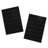 2 Pieces Anti-Slip Traction Pad Surfboard Tail Pad Surf SUP Deck Grip for Surfboard Kiteboard (Color : Black) view 1