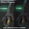 Felixstory 10 inch Solid Rubber Tire, 10X2.5 60/70-6.5 Tubeless Tyre for Ninebot Max G30 G30P G30LP Electric Scooter Front/Rear Tire, Puncture-Proof Wheel Replacement Luminous Green 2pcs view 2