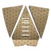 3 Piece Surfboard Traction Pad with 3M Adhesive Stomp Pad Skim Board Non-Slip Tail Pad view 2