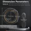 Felixstory 10x2.5 Inch Solid Tire, Fit for 60/70-6.5 Original Tire, Fit for VOLPAM SP01 Aovopro ESMAX Ninebot MAX G2/ G30P/ G30LP/ F25I/ F2 Gotrax G MAX/ECLIPSE Electric Scooter, Yellow 2pcs view 4