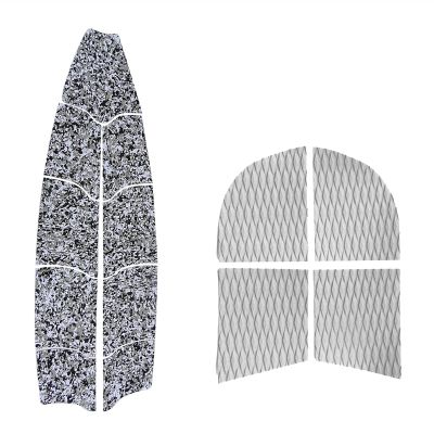 Diamond Grooved EVA Surfboard 4Pcs Dog Deck Grip Pad + 9Pcs Full Deck Traction Pad Dog Traction Pad Kayak Accessories