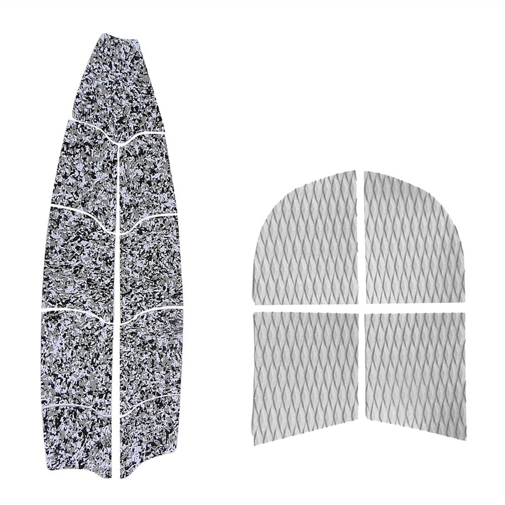 Diamond Grooved EVA Surfboard 4Pcs Dog Deck Grip Pad + 9Pcs Full Deck Traction Pad Dog Traction Pad Kayak Accessories