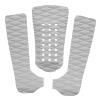 3Pcs/Set Surfboard Anti-Slip Tail Pads EVA Surf Deck Traction Pads for Stomp Skimboards,Funboard, Fish Board (Color : White) view 1