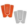 3Pcs/Set Surfboard Anti-Slip Tail Pads EVA Surf Deck Traction Pads for Stomp Skimboards,Funboard, Fish Board (Color : White) view 2