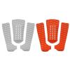 3Pcs/Set Surfboard Anti-Slip Tail Pads EVA Surf Deck Traction Pads for Stomp Skimboards,Funboard, Fish Board (Color : White) view 4