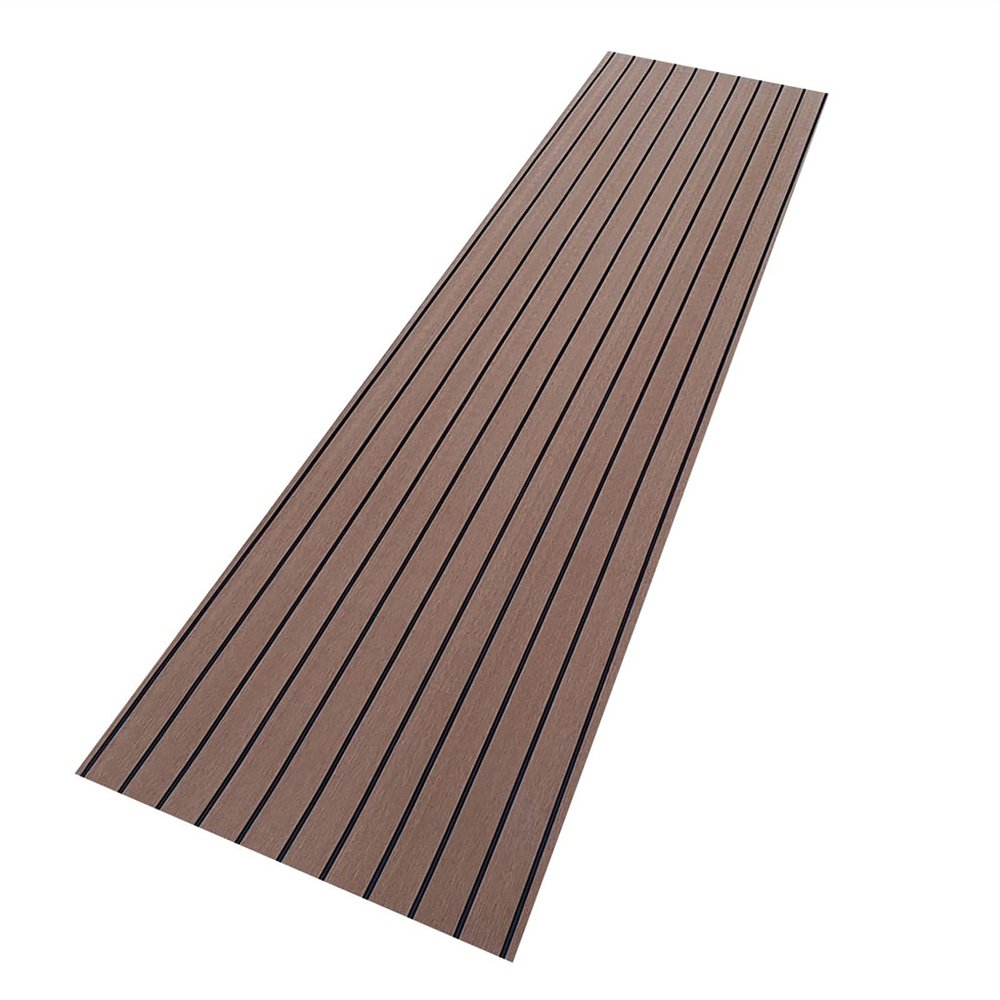 Yacht Boat Deck Non-Slip Traction Mat Eva Traction Pads St Pad for Surfboard, Kayaks (Color : Brown Black as desc)