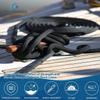 FRM BOARDS 3/8" x 20' Double Braid Nylon Boat Dock Lines, 4 Pack Black Marine Rope Boat Lines for Watercraft Docking view 4