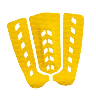 3Pcs/Set Anti-Slip Surfboard Traction Pad Stomp Pad Non Slip Skimboard Pad Surfboard Accessories (Color : Yellow as described)