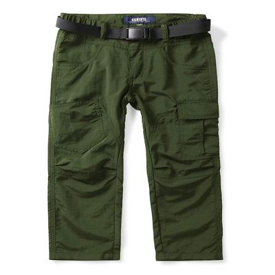 Mesinsefra Boys Hiking Pants,Kids Outdoor Quick Dry Lightweight Hiking Climbing Camping Fishing Trousers Army Green 12-130-US 8-9 Years