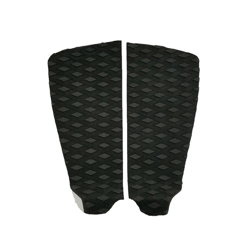 2 Piece Surfboard Traction Pad EVA Stomp Pad for Surfing Skimboard Tail Pad with 3M Adhesive