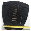2set Surfboard Traction Pad Resistant Adhesive EVA Grip Surf Deck Tail Pads Three-Piece Black/Yellow view 4