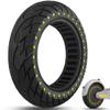 Felixstory 10X2.5, 60/70-6.5 Tubeless Tire for Ninebot Max G30P G30LP G2, Gotrax G MAX, Hiboy S2 MAX/ Max3, Hover-1 Alpha, Zero 10 10X, OKAI ES520B Electric Scooter Wheel, Luminous green 1pc view 1