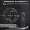 Felixstory 10x2.5 Inch Solid Tire, Fit for 60/70-6.5 Original Tire, Fit for Hiboy S2 MAX/MAX Pro/ max3 NAVEE S65C OKAI EA10/ ES520B Hover-1 Alpha ESKUTE MAX Zero 10/ 10x Electric Scooter, Black 2pcs view 4