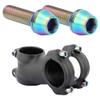 6 Pieces Bike Stem Bolts Steel Alloy M5x18mm CNC Bicycle Handlebar Screw Replacement Hex Socket Screw Stem Parts Colorful view 4