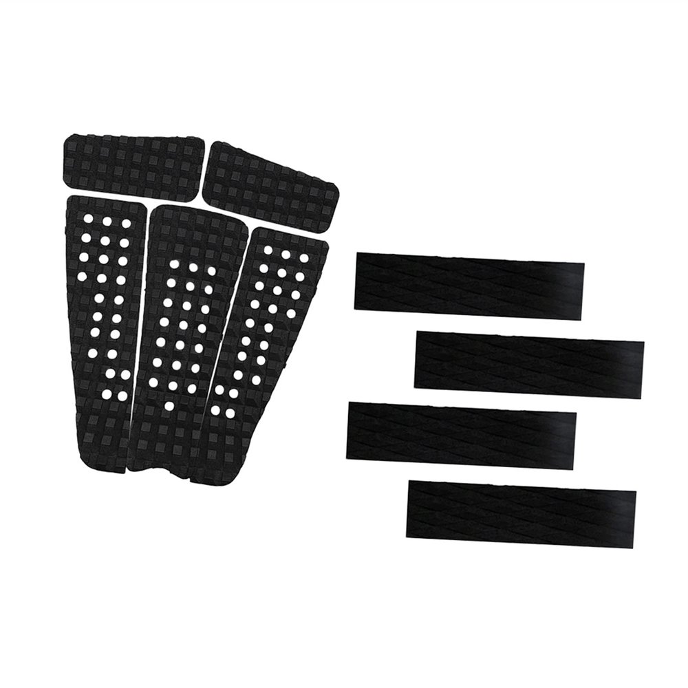 5 Pieces EVA Surf Surfboard Pad SUP Skimboard Longboard Traction Deck Grip with 4 Tail Pad DIY Surfboard Accessories
