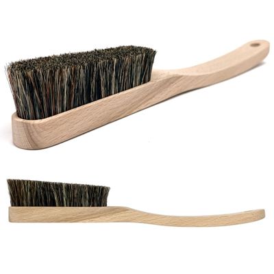 Large Climbing Brush Bouldering Brush with Thick Boar Hair, Indoor Climbing Brush Wooden Handle, Outdoor Rock Climbing, Chalk Brush with Natural Boar Hair, Climbing Gear, Bristle Cut on Angle