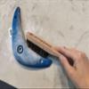 Large Climbing Brush Bouldering Brush with Thick Boar Hair, Indoor Climbing Brush Wooden Handle, Outdoor Rock Climbing, Chalk Brush with Natural Boar Hair, Climbing Gear, Bristle Cut on Angle view 3