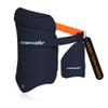 moonwalkr Cricket Thigh Guards 2.0 Lightweight Cricket Guard & Equipment Unisex Thigh Pads for Batter's Height (5'9"-6'2") Safeguarding Both Your Outer and Inner Thighs Blue (Large, Left Hand) view 1