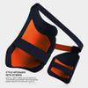 moonwalkr Cricket Thigh Guards 2.0 Lightweight Cricket Guard & Equipment Unisex Thigh Pads for Batter's Height (5'9"-6'2") Safeguarding Both Your Outer and Inner Thighs Blue (Large, Left Hand) view 4