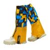 BELUND 1 Pair Leg Gaiters, Kid' Outdoor Anti-snake Leggings Adjustable and Waterproof Hiking Boots Shoe Cover (Color : A, Size : One size) view 1