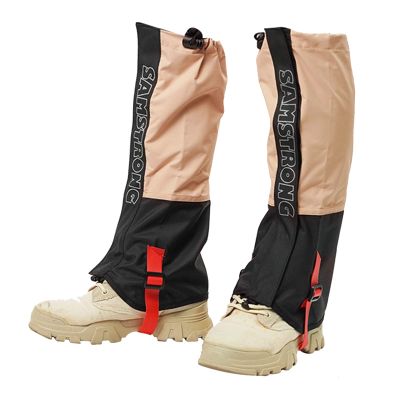 1 Pair Leg Gaiters, Kid' Outdoor Anti-snake Leggings Adjustable and Waterproof Hiking Boots Shoe Cover (Color : B, Size : One size)