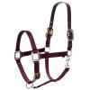 Equinavia Loki Adjustable Breakaway Horse Halter - Wine Red - Warmblood view 1