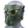 Aifordge Tactical Anti-Fog Airsoft Mask with Clear Lens Protective Full Face mask Dual Mode Wearing Design Adjustable Strap for Airsoft Paintball Cosplay and Other Outdoor Activities view 1