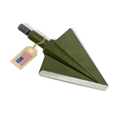 Vantage Point Archery VPA 1 1/8" 2 Blade 200 Grain Left Single Bevel Broadhead, Screw-in, S7 Premium Tool Steel 56-58 Rockwell, 3 Pack, Made in The USA
