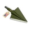 Vantage Point Archery VPA 1 1/8" 2 Blade 200 Grain Left Single Bevel Broadhead, Screw-in, S7 Premium Tool Steel 56-58 Rockwell, 3 Pack, Made in The USA view 1