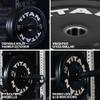 Titan Fitness 25 LB Pair Economy Series Black Olympic Bumper Plates, Durable Rubber Exterior with Steel Core, Weightlifting and Strength Training Weight Plate view 3