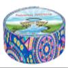 Country Brook Design - Blue Boho Mandala Polyester Webbing (1 1/2 Inch, 5 Yards) view 1