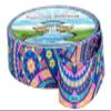 Country Brook Design - Blue Boho Mandala Polyester Webbing (1 1/2 Inch, 5 Yards) view 4