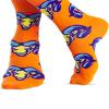 JNRB Women's Cotton Colorful Crew Dress Novelty Funny Cute Animal Printed Socks, S-M (Bighorn sheep) view 3