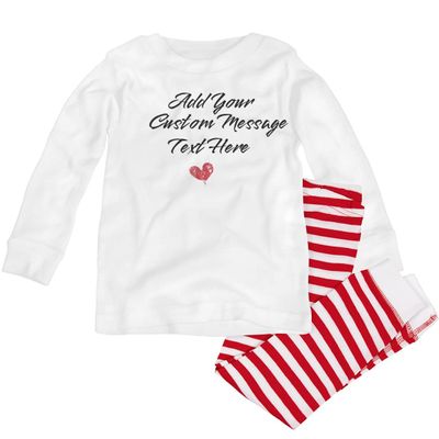 Custom Valentine From Toddler: Toddler Pajama Rib Set