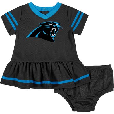 NFL Baby Girls' Dress & Diaper Cover, Carolina Panthers, 6-12 Months