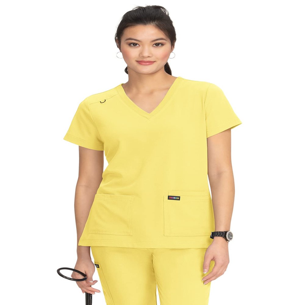 KOI French Bull F103 Women's Luna Top Sunshine 3XL