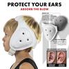 Matman Dynasty Youth Wrestling Headgear  Kids Soft & Comfortable Protective Ear Guards for Wrestling, BJJ & MMA (White) view 3
