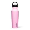 Corkcicle Sport Canteen - Keeps Drinks Cold 25 Hours - Stainless Steel Water Bottle - Triple-Insulated - Spill-Proof - Summer Drinkware Gift - Keeps Drinks Ice Cold - 20 oz - Sun-Soaked Pink view 1