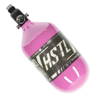 HK Army HSTL 68/4500 Carbon Fiber HPA Compressed Air Paintball Tank System - Standard Reg - Neon Pink