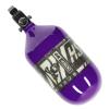 HK Army HSTL 68/4500 Carbon Fiber HPA Compressed Air Paintball Tank System - Standard Reg - Purple view 2