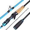 Sougayilang Fishing Pole, 2PC Fishing Rod-Blue-6.9ft-Casting view 2