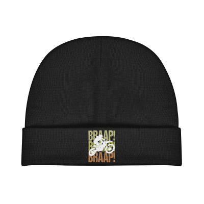 Yuyuy Dirt Bike Motocross Children's Knitted Hat Baby Beanies Warm Infant Toddler Knit Hats Winter Cap Black