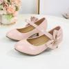 Girls High Heeled Shoes Children Leather Shoes Princess Dress Shoes Primary School Students Leather Shoes for Boys (Red, 29) view 2