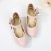 Girls High Heeled Shoes Children Leather Shoes Princess Dress Shoes Primary School Students Leather Shoes for Boys (Red, 29) view 3