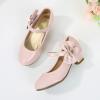 Girls High Heeled Shoes Children Leather Shoes Princess Dress Shoes Primary School Students Leather Shoes for Boys (Red, 29) view 4