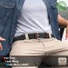 BULLIANT Woven Braided Stretch Web Belt 2Pack for Men 1 3/8"-Gift Boxed view 3